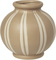 Wilma, Vase, beige/hvid, H17,8x17,8 cm, keramik