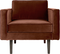 Wind, Loungestol, brun, velour
