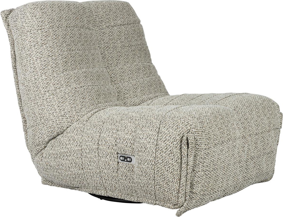 Hamilton, Loungestol, Lysgrå, Polyester (L: 114 x H: 95 x B: 88 cm.)