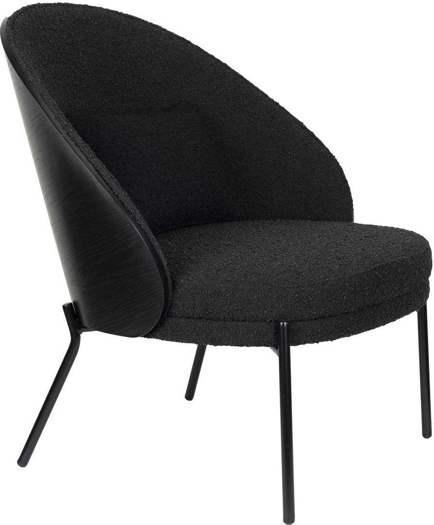 Rodin, Loungestol, Antracit (L: 72 x H: 82 x B: 77,5 cm.)