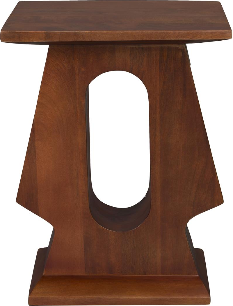 Sidebord / småbord Dutchbone Pilaster mangotræ kaffe vintage design H48xB25xL35 cm