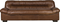 Douglas, Modulsofa, Kaffe, Ægte læder (L: 102,5 x H: 78 x B: 214 cm.)