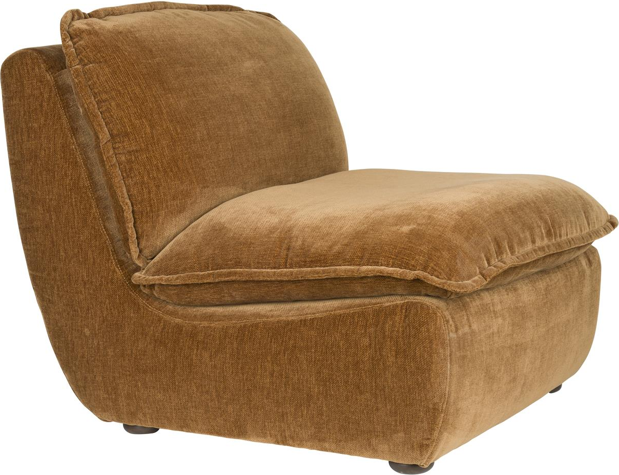 Radley, Loungestol, Kastanjebrun, Polyester (L: 100 x H: 83 x B: 82 cm.)