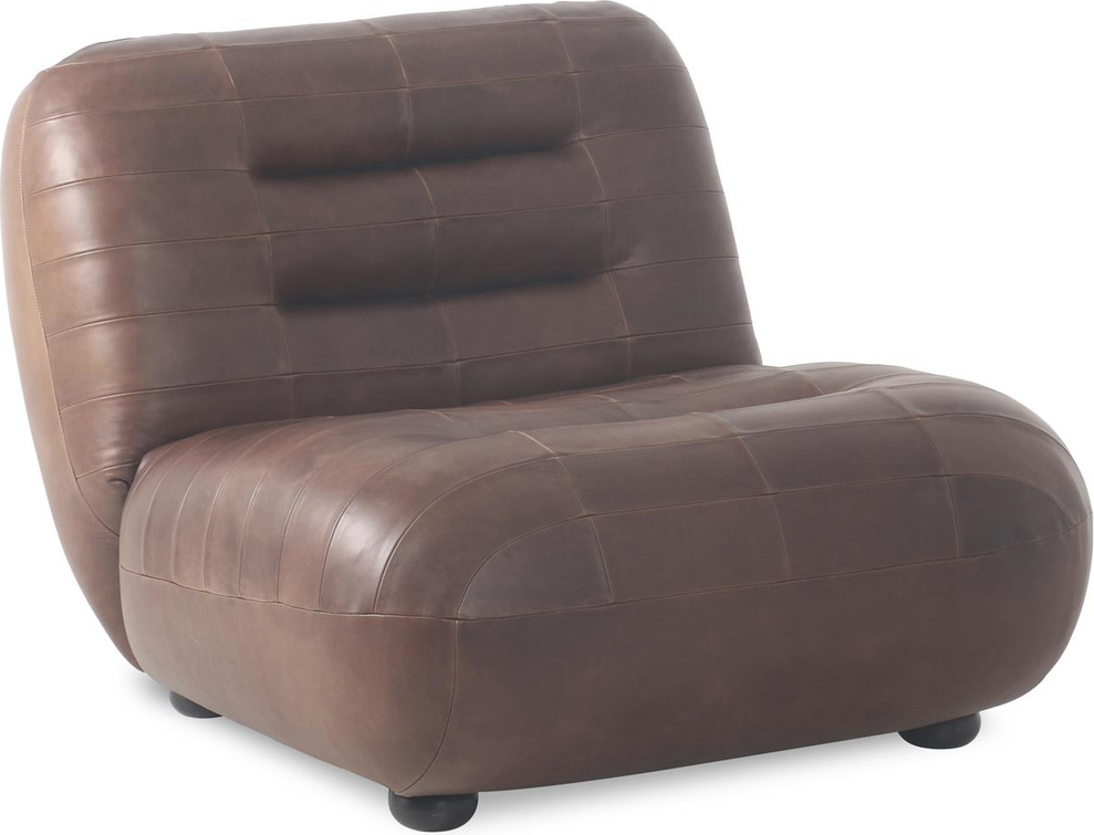 Wyatt, Loungestol, Askegrå, Koskind (L: 101 x H: 70,5 x B: 87 cm.)