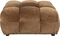 Hackman, Skammel, Valnød, Polyester (L: 100 x H: 45 x B: 100 cm.)