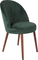 Barbara, Spisebordsstol, Askegrå, Stof (L: 59 x H: 85,5 x B: 51 cm.)