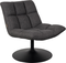 Bar, Loungestol, Askegrå, Stof (L: 74 x H: 78 x B: 76 cm.)