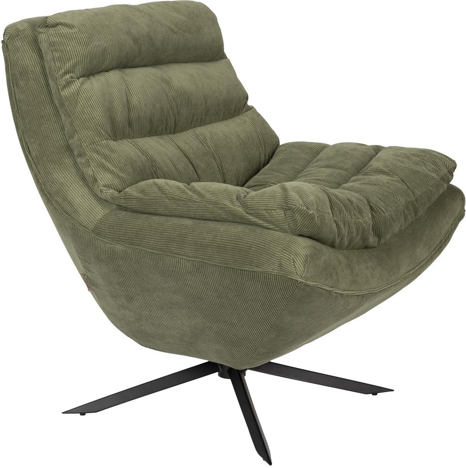 Vince, Loungestol, Gråbrun, Stof (L: 81 x H: 82 x B: 69 cm.)
