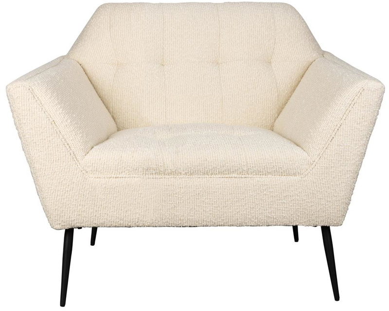 Kate, Loungestol, Perlemor, Stof (L: 79 x H: 81 x B: 94 cm.)