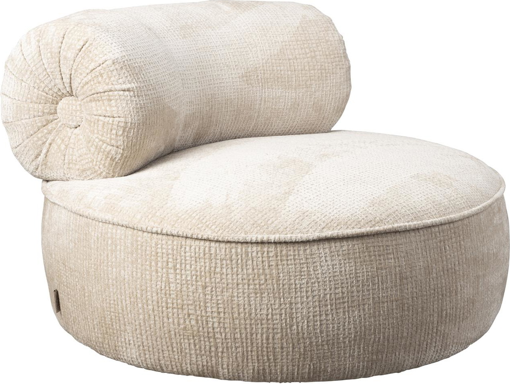 Tilbury, Loungestol, Perlemor, Stof (D: 100 x H: 73 cm.)