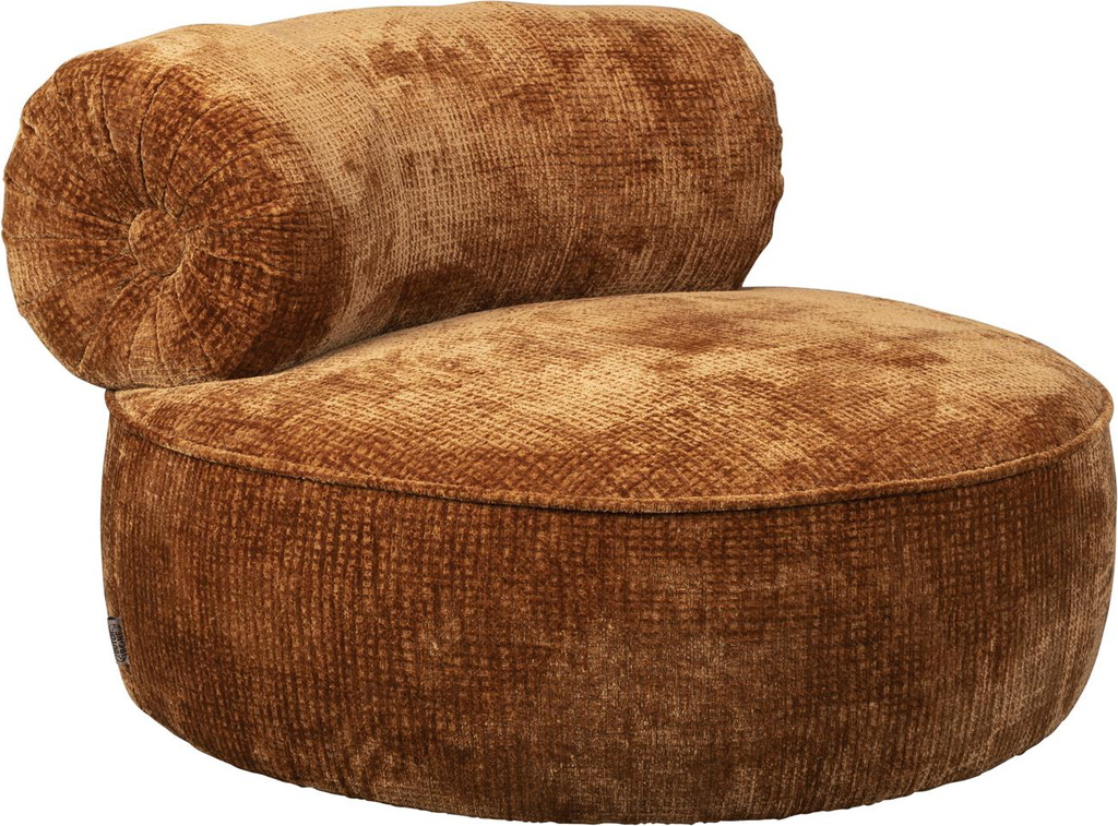 Tilbury, Loungestol, Rødbrun, Stof (D: 100 x H: 73 cm.)