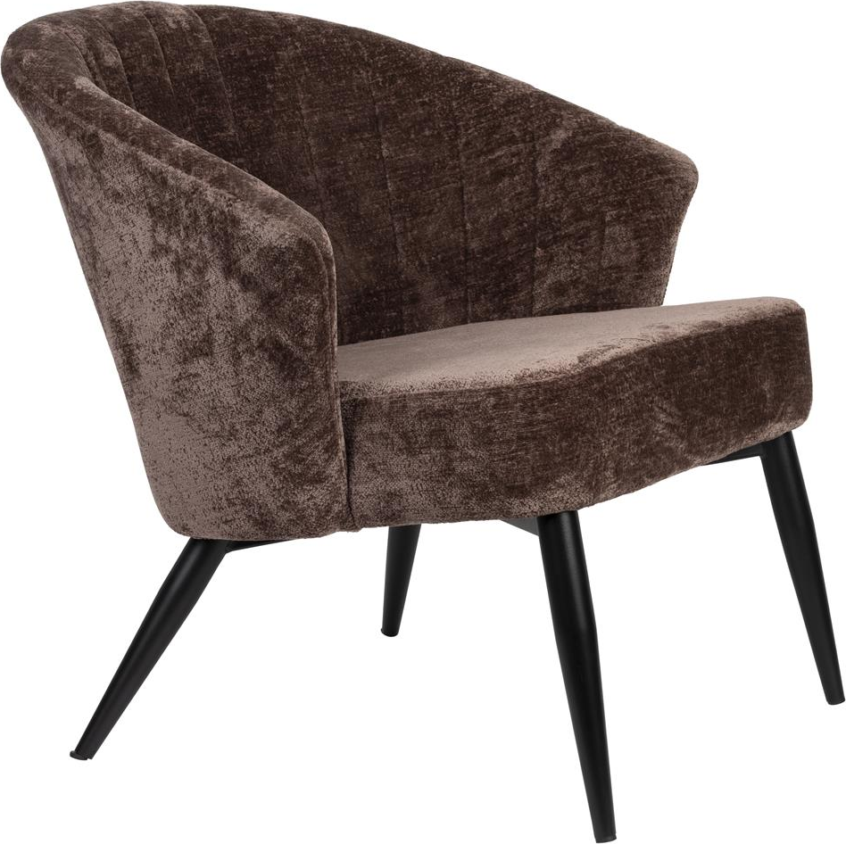 Georgia, Loungestol, Antracit, Birketræ (L: 73,5 x H: 71 x B: 77 cm.)