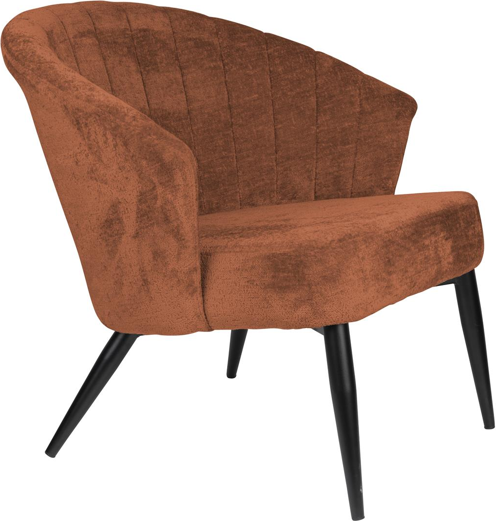 Georgia, Loungestol, Valnød, Birketræ (L: 73,5 x H: 71 x B: 77 cm.)