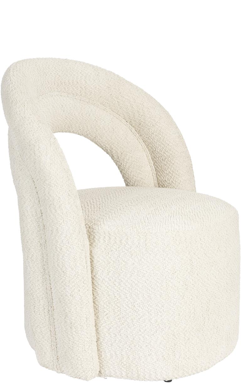 Seina, Loungestol, Perlemor, Polyester (L: 66 x H: 82 x B: 62,5 cm.)