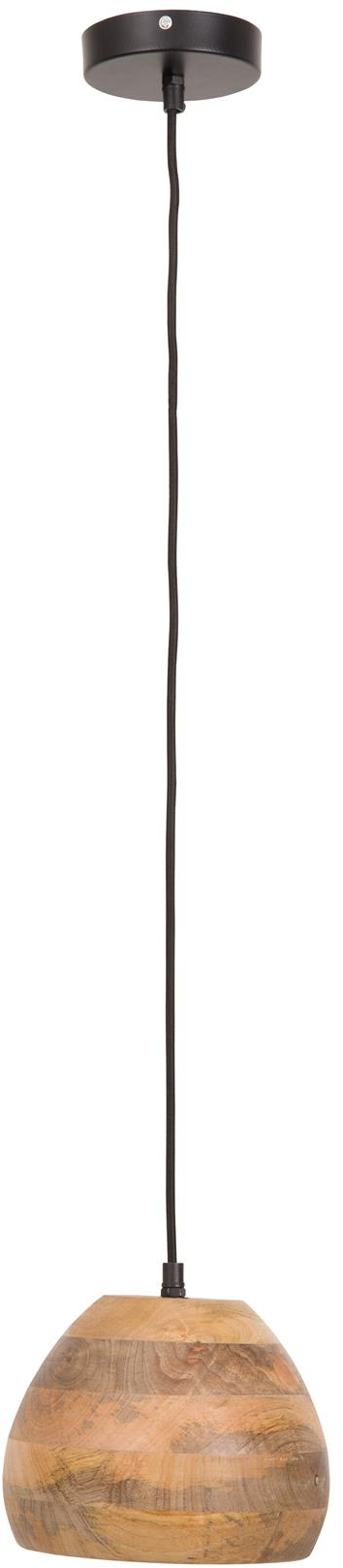 Pendellampe Dutchbone Woody nougat mangotræ É20 x H115 cm