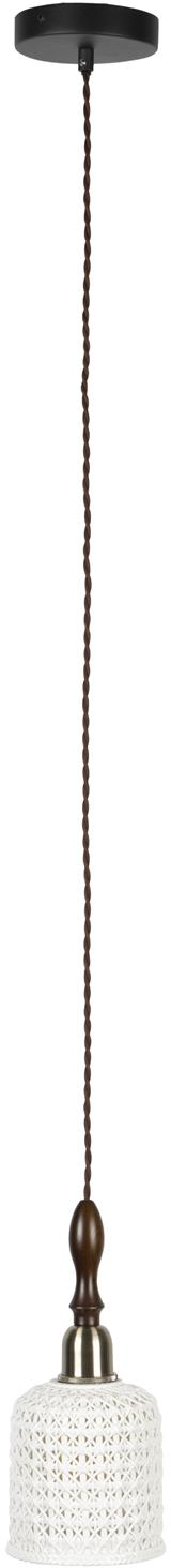 Pendellampe hængelampe Dutchbone Poppy offwhite keramik É13 x H150 cm