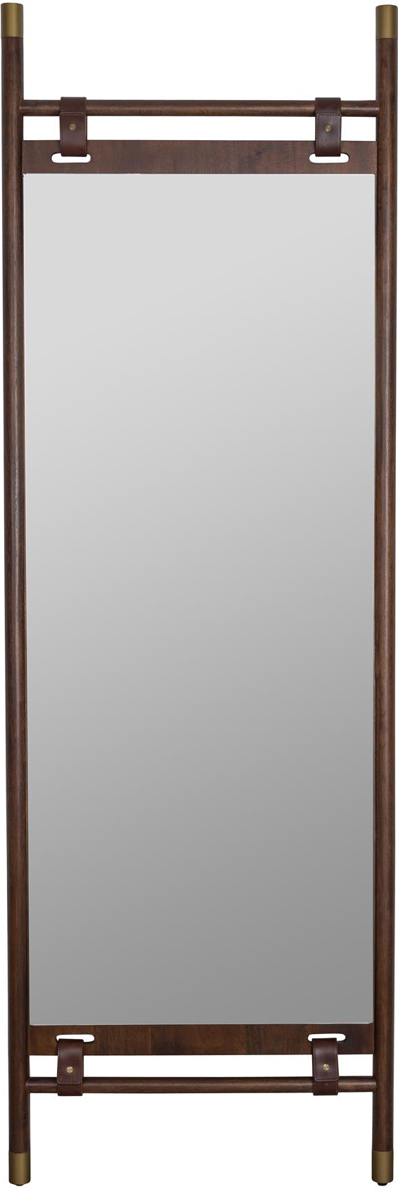 Riva, Spejl, Mørk natur, Bøgtræ (L: 130 x H: 3,5 x B: 59,5 cm.)