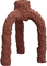 Cruz, Lysestage, Kaffe, Aluminium (L: 10,5 x H: 16 x B: 11 cm.)