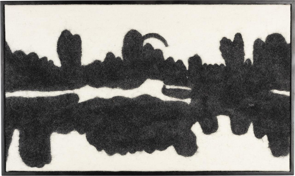 Art Vægkunst Antracit Uld : : :