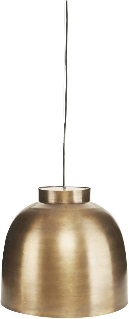 Billede af Bowl, Pendel lampe, messing, H35x26 cm hos Likehome.dk