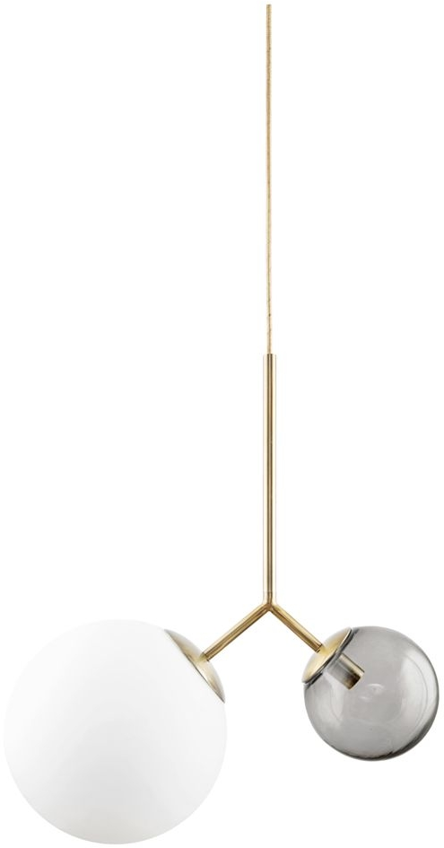 Se Twis, Pendel lampe, hvid/grå, 70 cm hos Likehome.dk