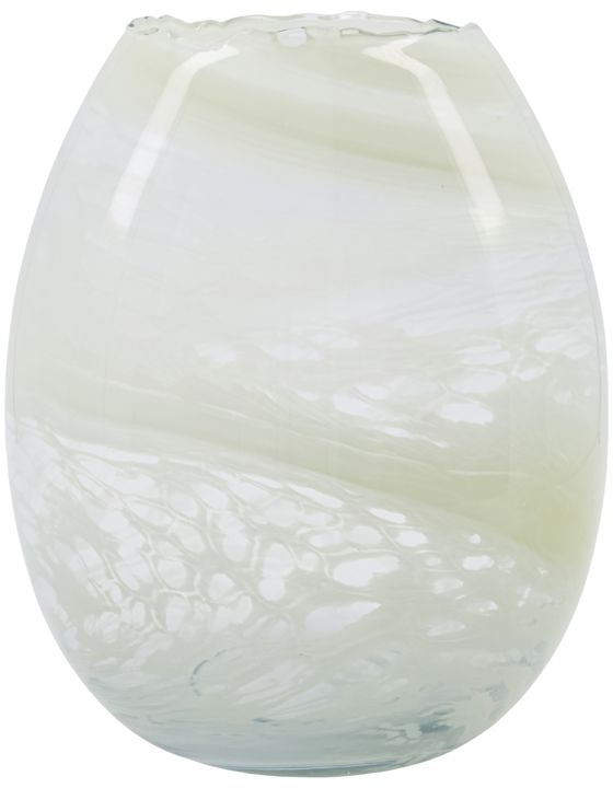Se Jupiter, Vase, lysegrøn, H21x25 cm hos Likehome.dk