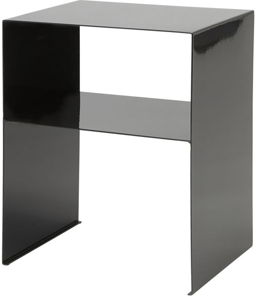 Billede af Fari, Sidebord, sort, H50x32x40 cm, stål