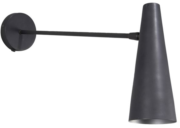 Billede af Precise, Væglampe, mat sort, 47 cm hos Likehome.dk