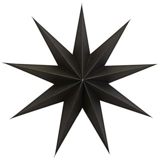 9 Point, Stjerne, brun, 45 cm