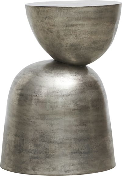 Billede af Heena, Sidebord, metal oxideret, H40x55 cm, aluminium