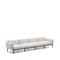 Sorells, Udendørs 4-sæders sofa i moduler beige