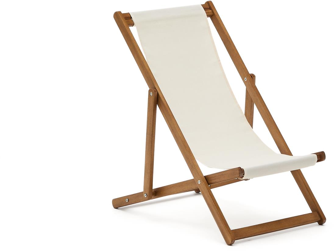 Adredna, Udendørs liggestol til børn, Foldbar  –  Beige (72 cm)