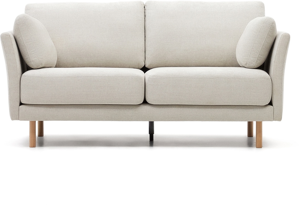 Gilma, 2-personers sofa, grå/natur, H83x170x83 cm
