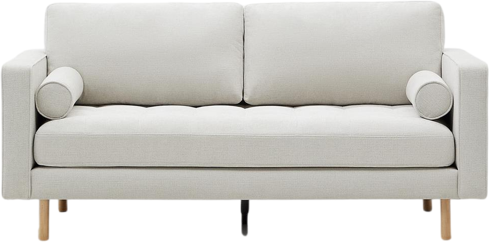 Debra, 2-personers sofa, grå, H85x182x98 cm