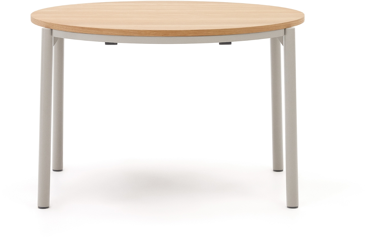 Montuiri, Spisebord med udtræk, natur/grå, H75x200x120 cm