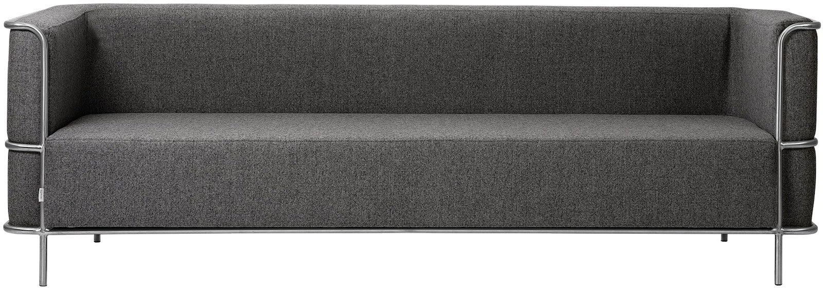 Modernist, 3-personers sofa, mørk grå, H70x77x220 cm, uld