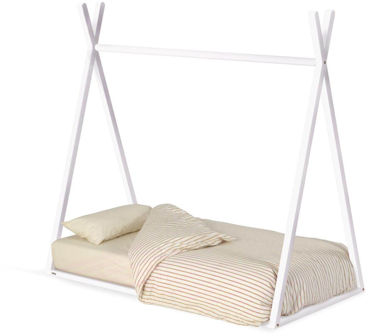 Maralis, tipi-seng til børn, hvid, H144x78x151 cm