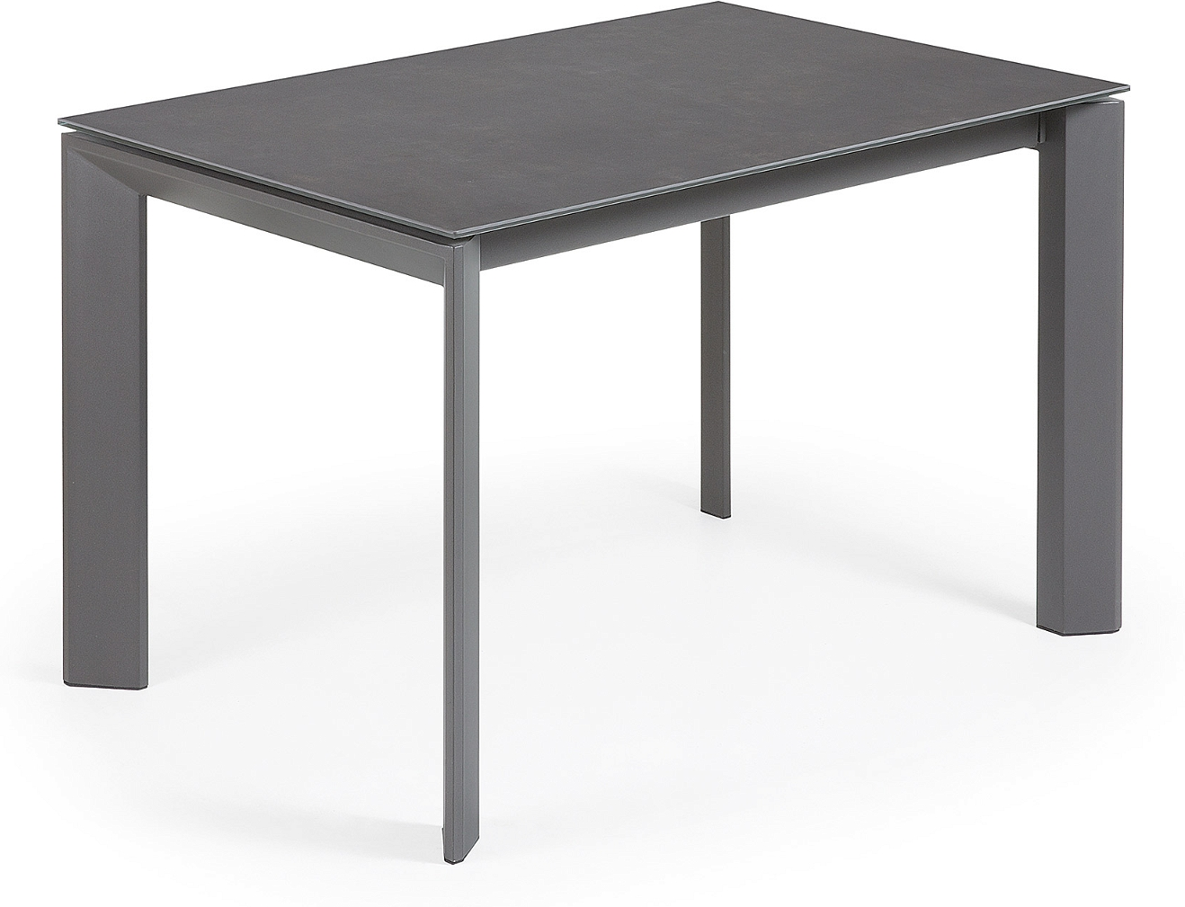 Axis, Spiseborde med udtræk, mørkegrå, H76x120x80 cm