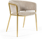 Runnie, Spisebordsstol med armlæn, beige, stof