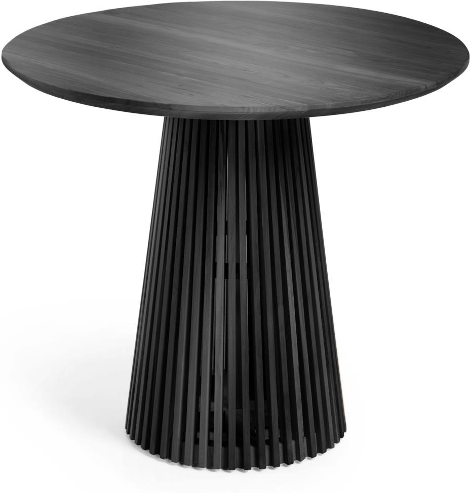 Jeanette, Spisebord, sort, H78x90x90 cm, massivt træ