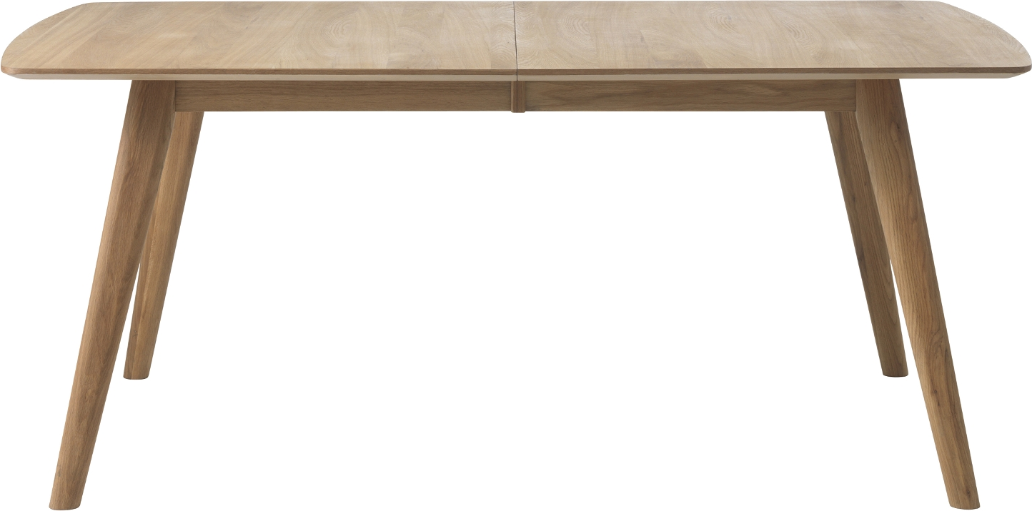 Rho, Spisebord med udtræk, lakoverflade, natur, H74x100x270 cm