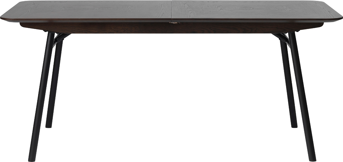 Latina, Spisebord, espresso, H75x90x230 cm, egetræ, metal