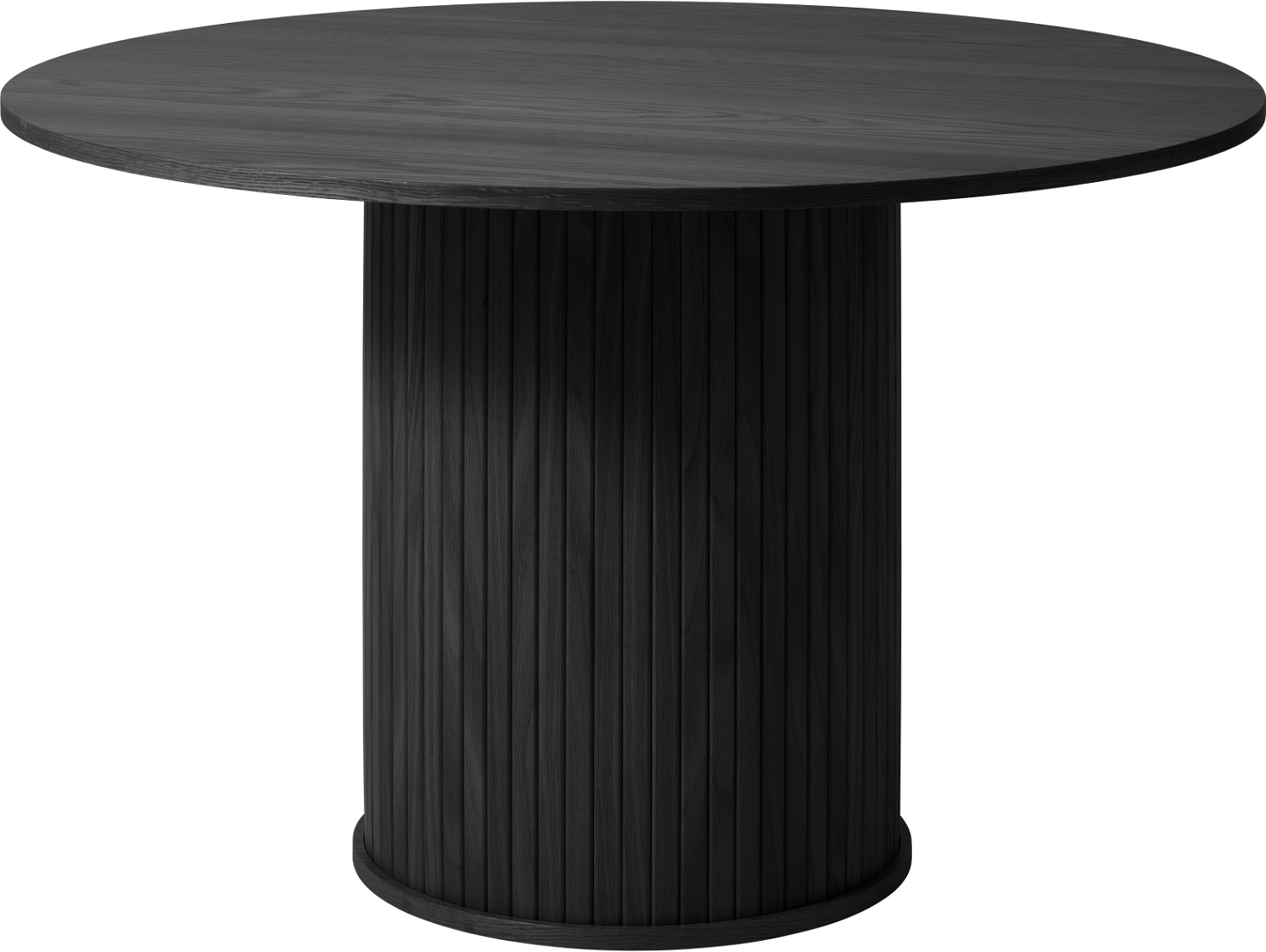 Nola, Spisebord, sort, H75x120x120 cm, egetræ
