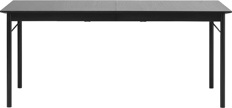 Savona, Spisebord, sort, H75x180x95 cm, egetræ