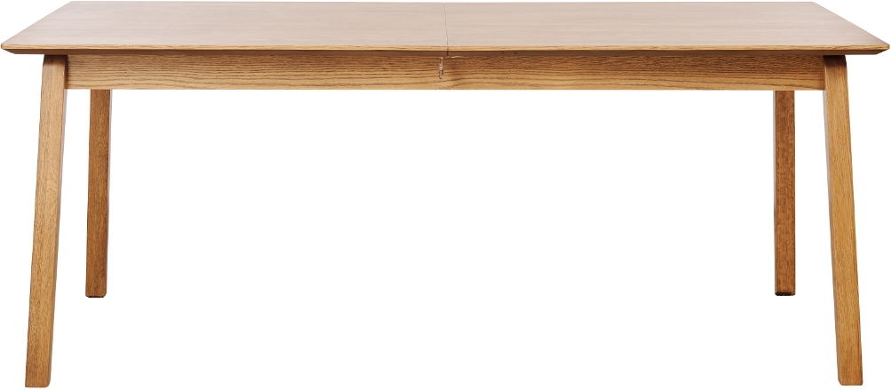 Bari, Spisebord, natur, H95x190-290 cm, egetræ