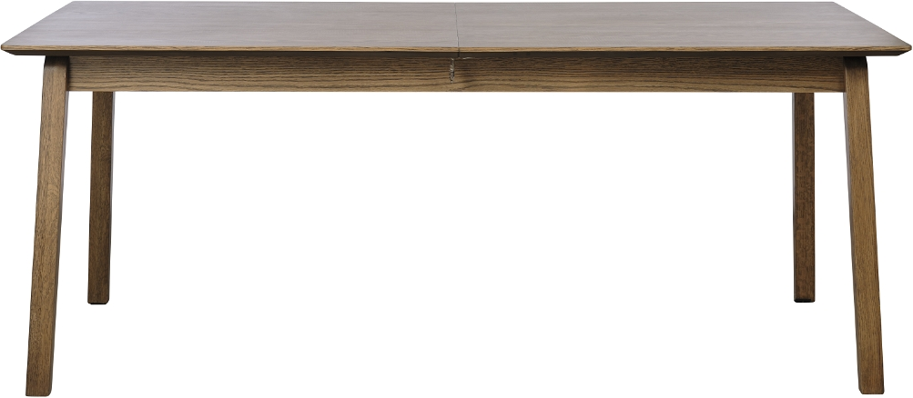 Bari, Spisebord, røget, H95x190-290 cm, egetræ