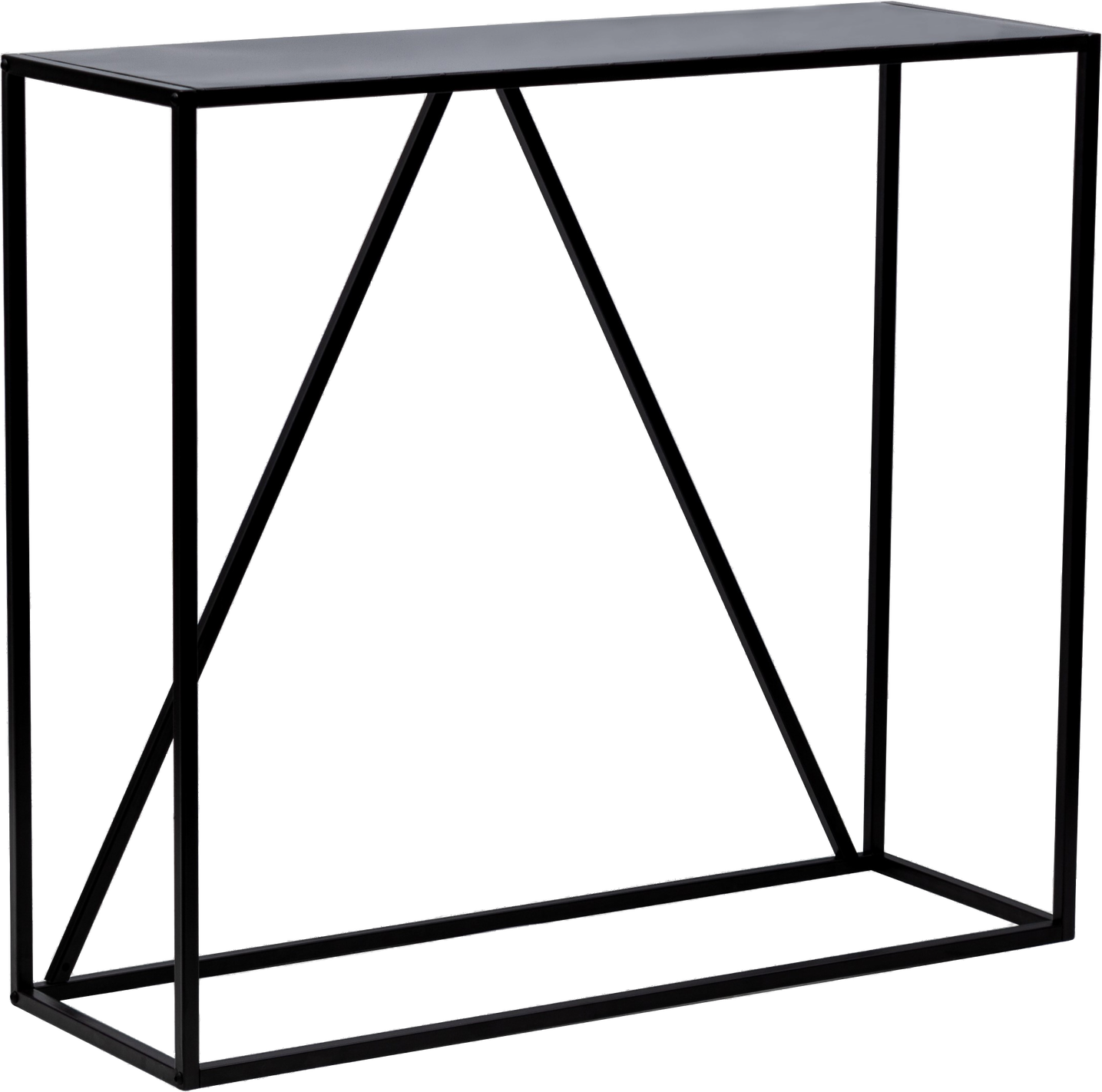 Solna, Konsolbord, Sort, Metal (H: 80 x B: 90 cm.)