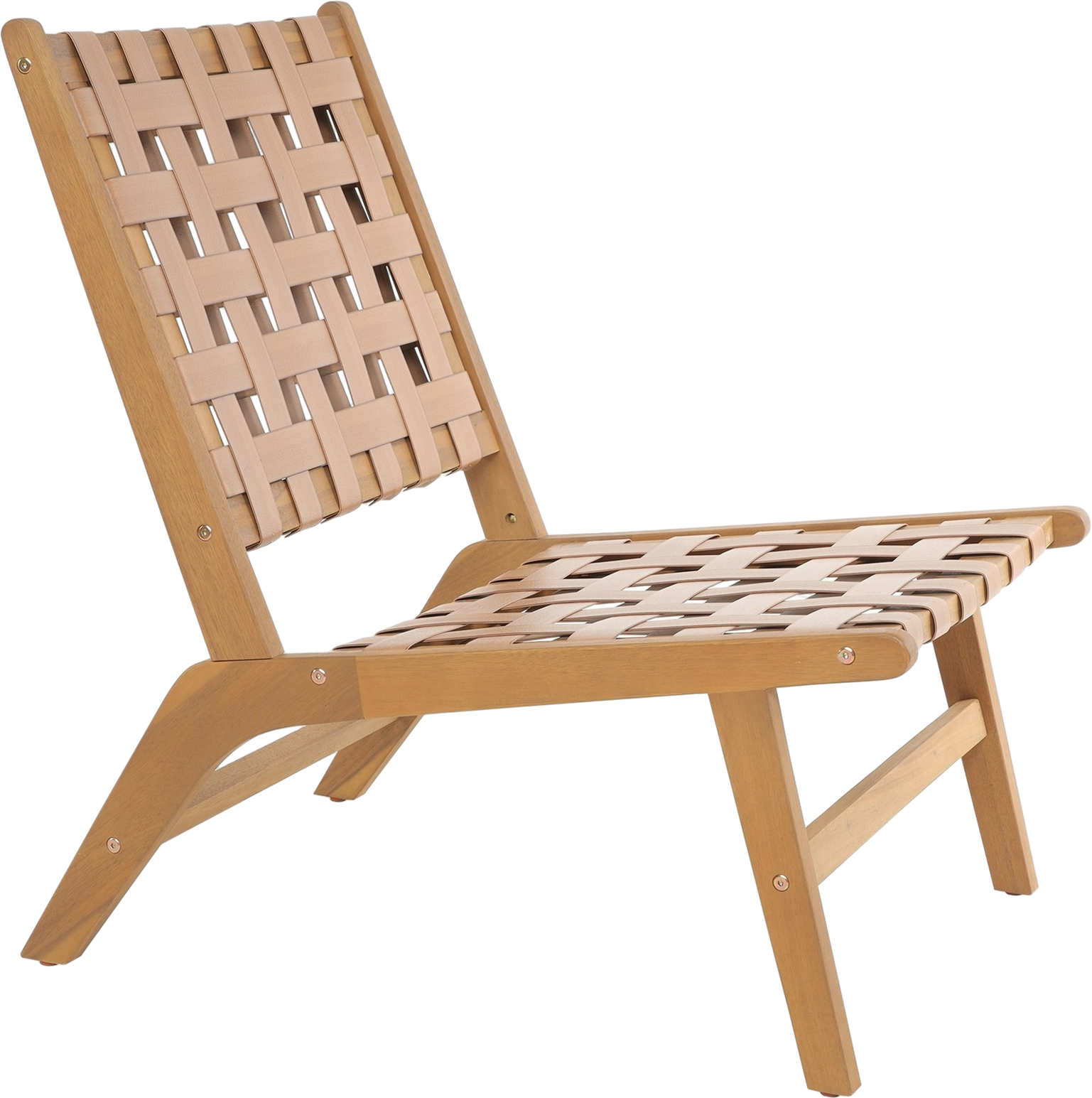 Aguilares, Loungestol, Brun, Akacie (H: 78 x B: 55 cm.)