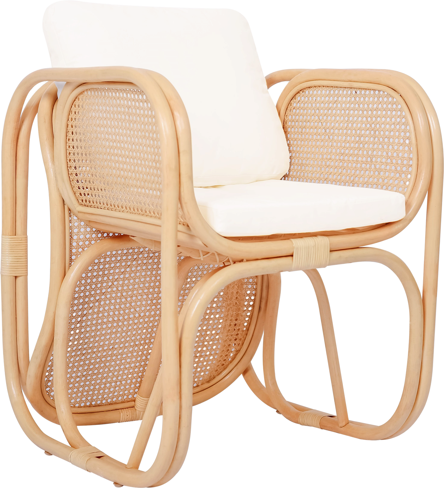Morotai, Loungestol, Brun, Rattan (H: 71 x B: 58 cm.)