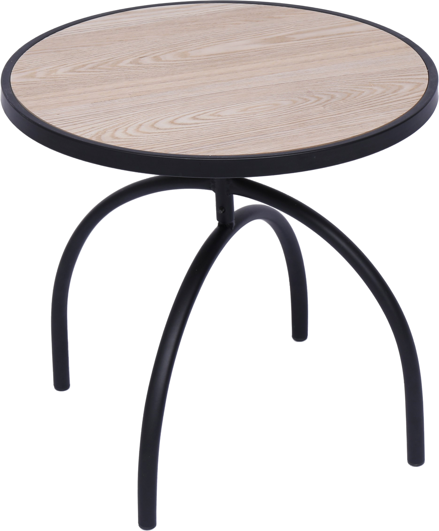 Udendørs sidebord/sofabord Nordlys Furniture Yoki i sort epoxy og FSC-træ É45xH41,5 cm